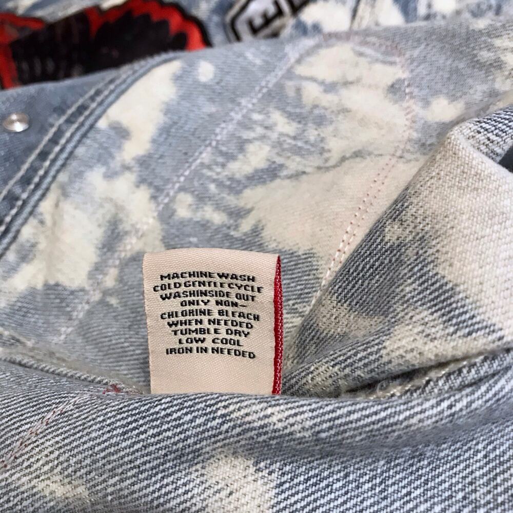 Heritage by America NWT Vest Jean Jacket Men 3X - Picture 14 of 14